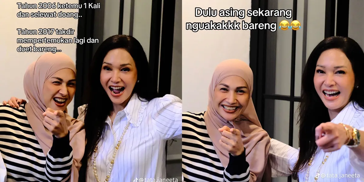 The Friendship Moments of Maia Estianty and Tata Janeeta, Once Strangers - Now a Support System
