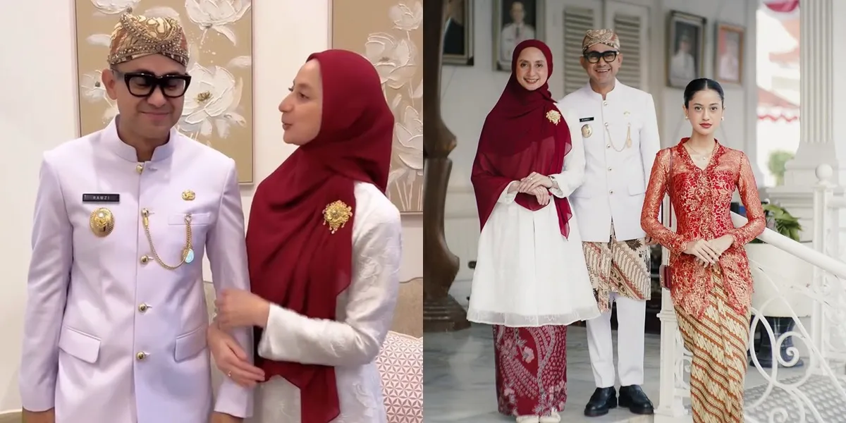 Ramzi's Moment as Deputy Regent at the 80th Independence Day for the First Time, Dignified Accompanied by His Child and Wife