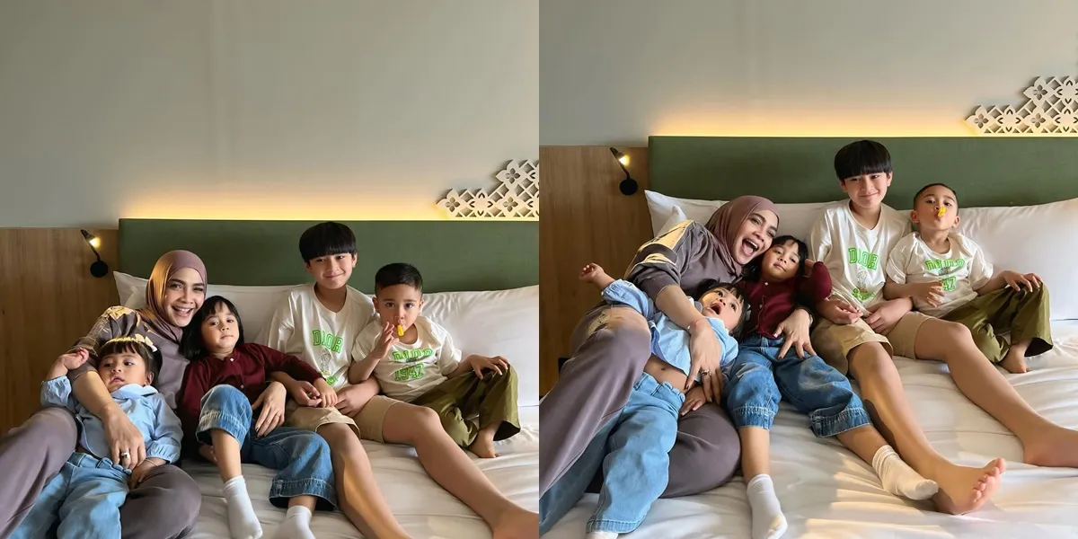 Moments of Rieta Amilia's Quality Time with Grandchildren, Rafathar Stays Cool - Rayyanza is Adorable