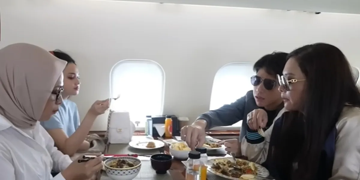 Momen Syifa Hadju dan El Rumi Bareng Keluarga Menuju Bali dengan Private Jet