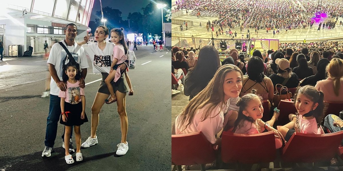 30th Birthday Moment, Here's a Snapshot of Yasmine Wildblood's Excitement Bringing Her Family to Watch BLACKPINK Concert - Cute and Beautiful Sera and Sophia
