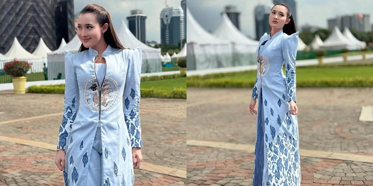 Yeni Inka's Moment at the 79th Bhayangkara Anniversary Event, Appearing Elegantly as the Bhayangkari Mother