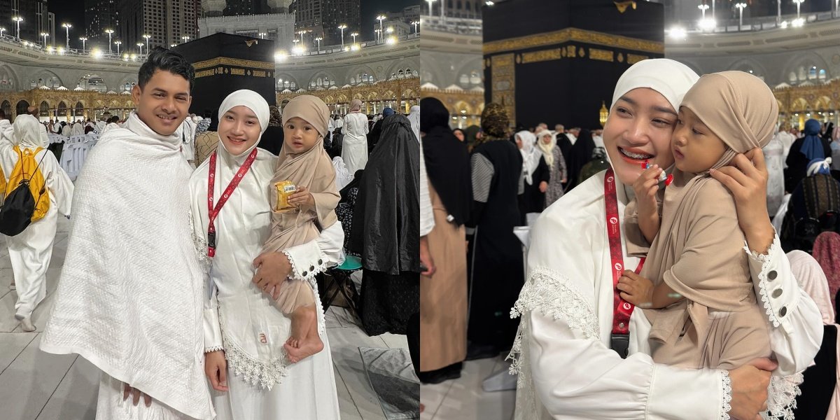 Moment of Yeni Inka's Umrah with Husband & Child, Happy to Return to the Holy Land