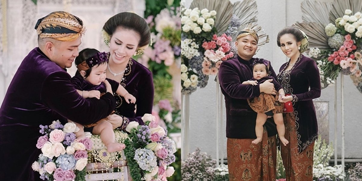Momo Geisha Uploads Moments of Tedak Sinten Ceremony for Her Child, Full of Javanese Nuances and Flowers