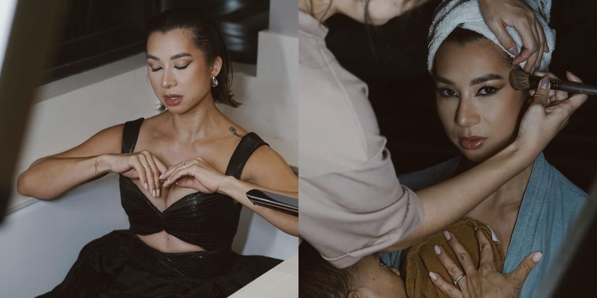 Mother of 4, Jennifer Bachdim Shares Adorable Moments Behind Her Glamorous Photoshoot