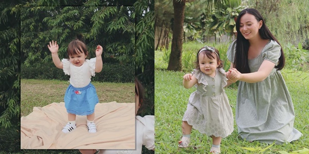 Start Being Able to Walk More Adorable, 8 Portraits of Chloe, Asmirandah and Jonas Rivanno's Child Who Will Soon Turn 1 Year Old