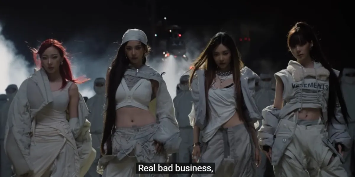 MV aespa 'Dirty Work', When the Beauty of Karina and Friends Shines Even More While 'Doing Dirty Work'