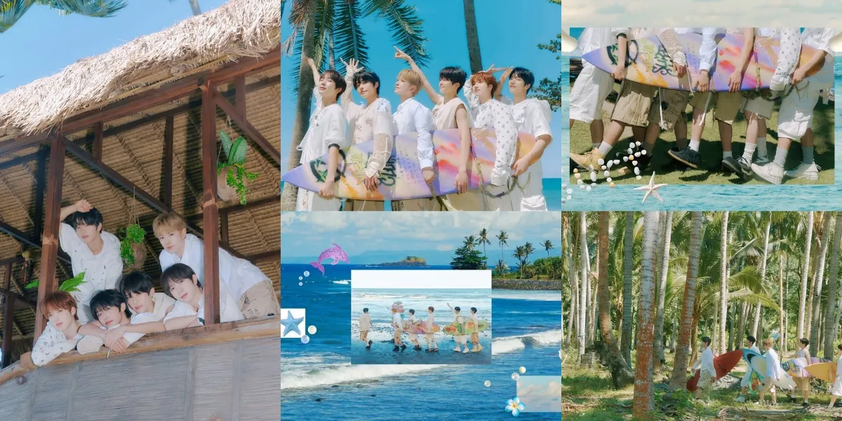 MV 'Surf' NCT WISH Set Against Bali Beach, So Refreshing Like Coconut Ice