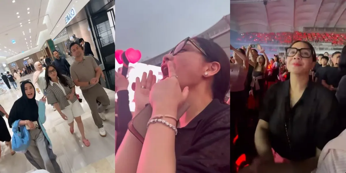Nagita Slavina's Moment Watching the BLACKPINK Concert, Raffi Ahmad Accompanies