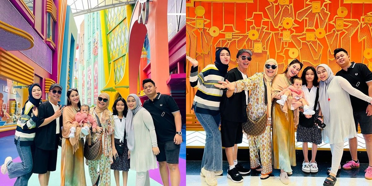 Riding Various Rides, 8 Photos of Ayu Ting Ting's Vacation to Kuala Lumpur with Family - Taking Care of Niece While Younger Sibling Plays