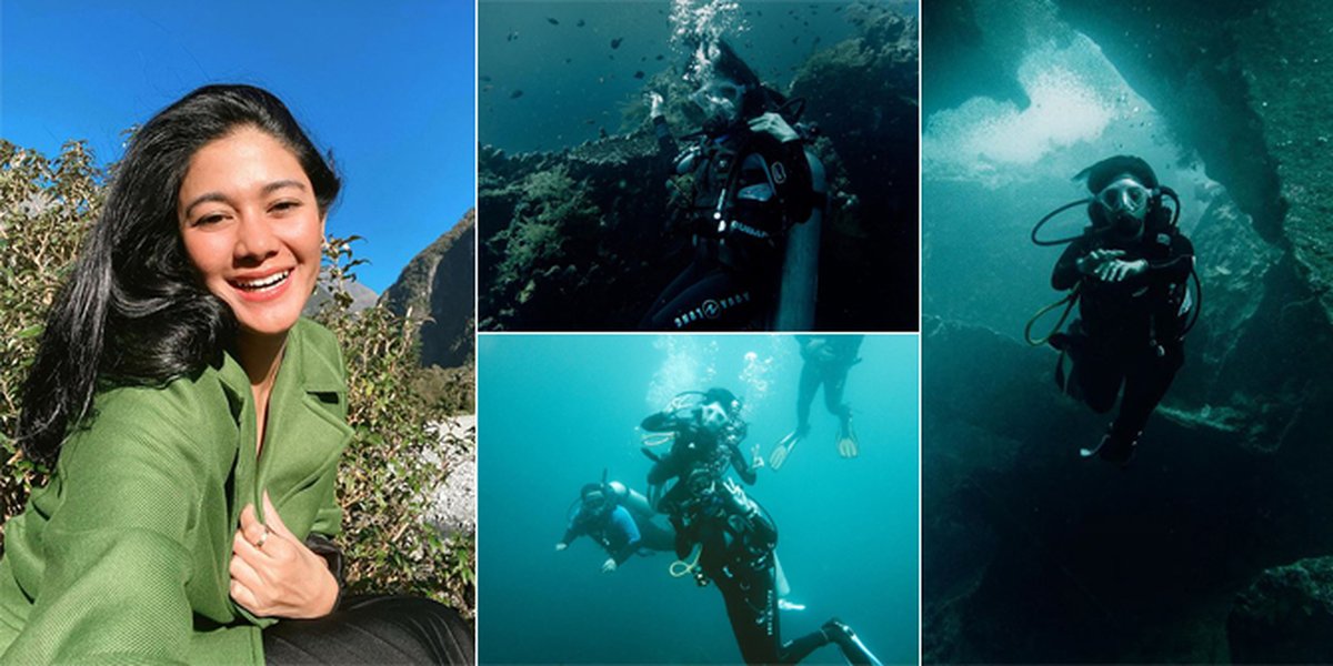 Naysilla Mirdad secretly good at diving, Peek at her photos while diving in the deep sea