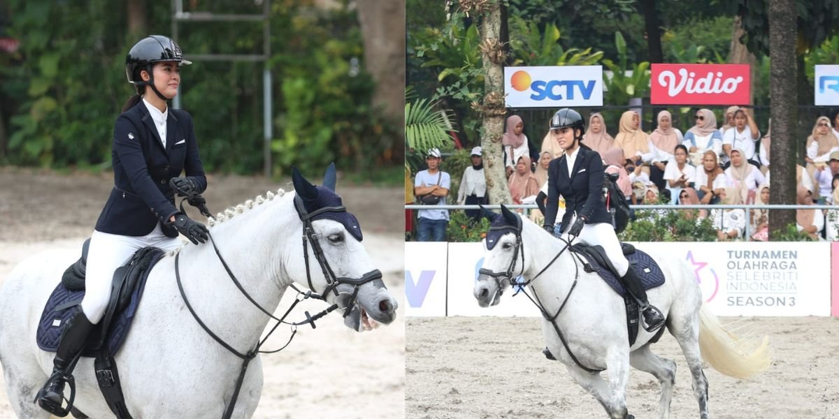 Daring to Join a Horse Riding Competition, 10 Photos of Raya Kohandi Wins 1st Place at TOSI - Acknowledges Zaskia Sungkar as the Toughest Opponent