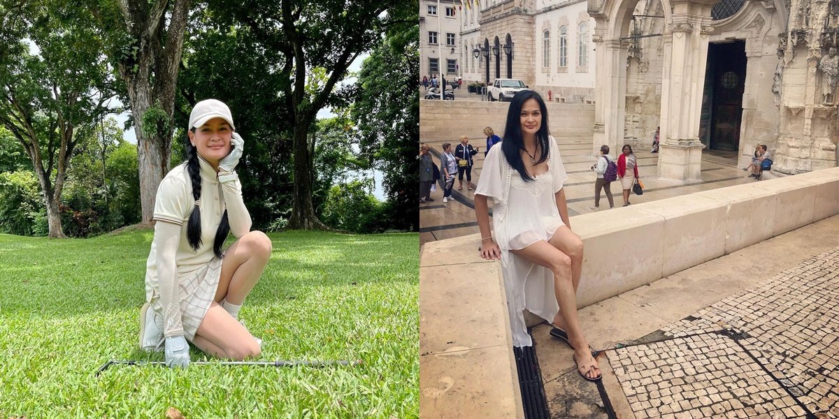 54-Year-Old Grandma, Donna Harun Shows Off Slim Legs Like a Teenage Girl - Her Dressing Style is Highlighted