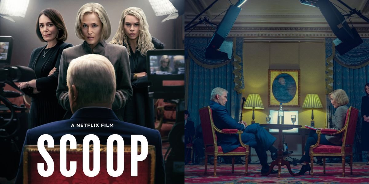 Netflix Returns with a Royal Drama Starring Gillian Anderson, Take a Look at SCOOP - Portraying the Royal Family Scandal