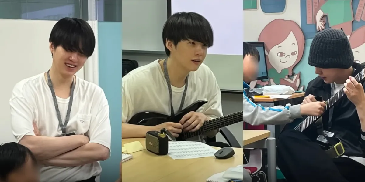 Not Just Donating, 8 Photos of BTS's Suga as a Volunteer - Teaching Autistic Children to Play Musical Instruments
