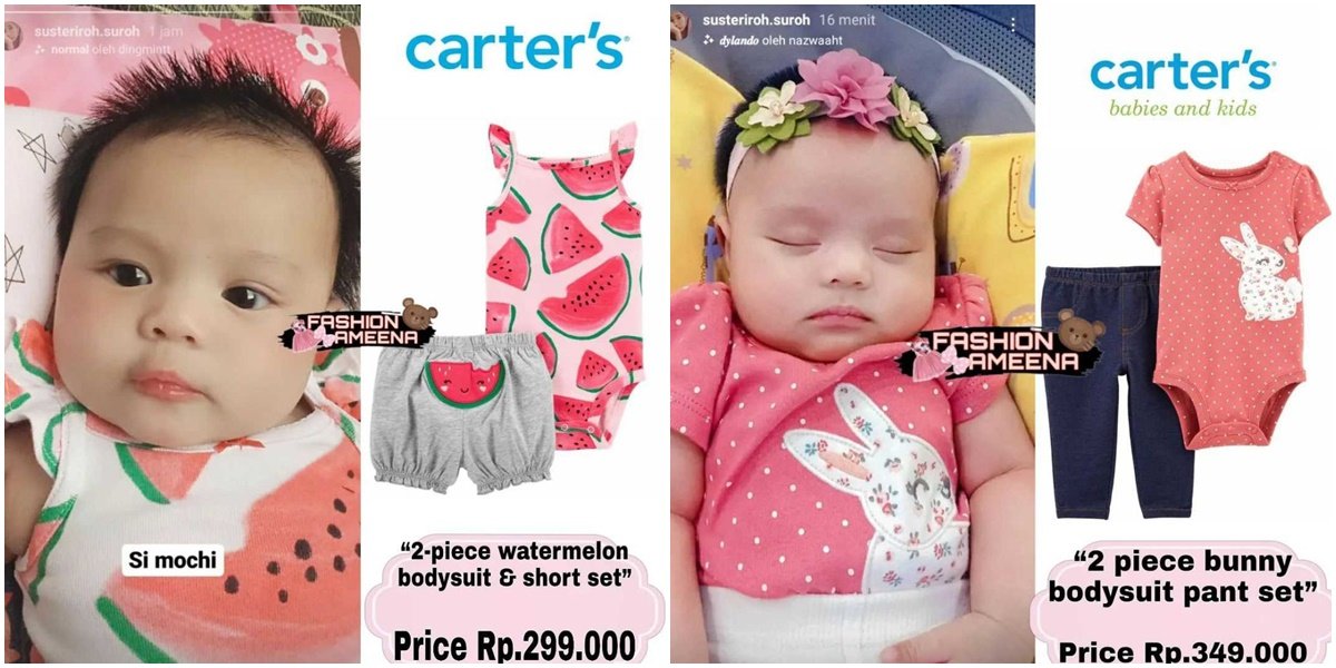 Not Only Millions, Here is a Series of Baby Ameena Putri Atta & Aurel's Outfits that Cost Less than 500 Thousand Rupiah