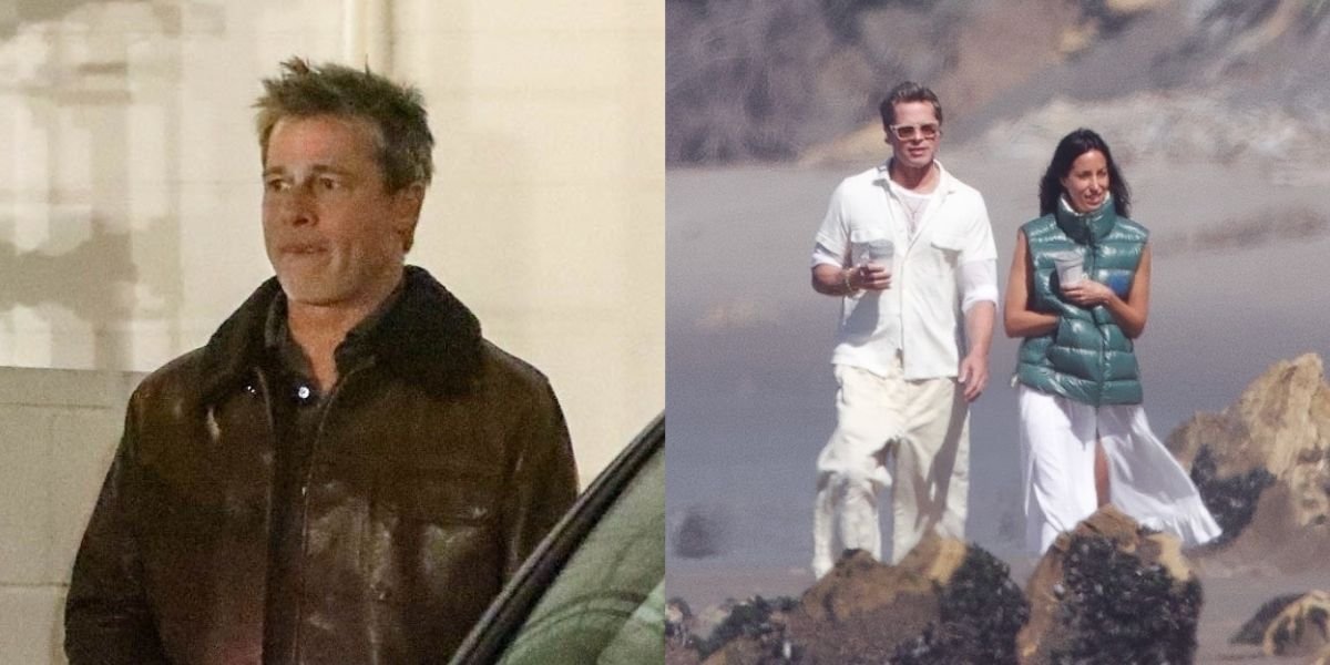 Not Hiding Anymore, 7 Pictures of Brad Pitt and Ines De Ramon - Enjoying a Romantic Date on the Beach