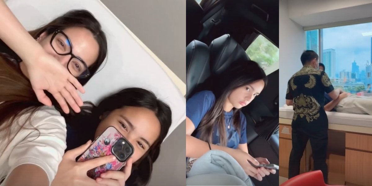 Nia Ramadhani Appears Bareface Taking Mikhayla Bakrie to the Doctor, Both Beautiful Even While in Panic