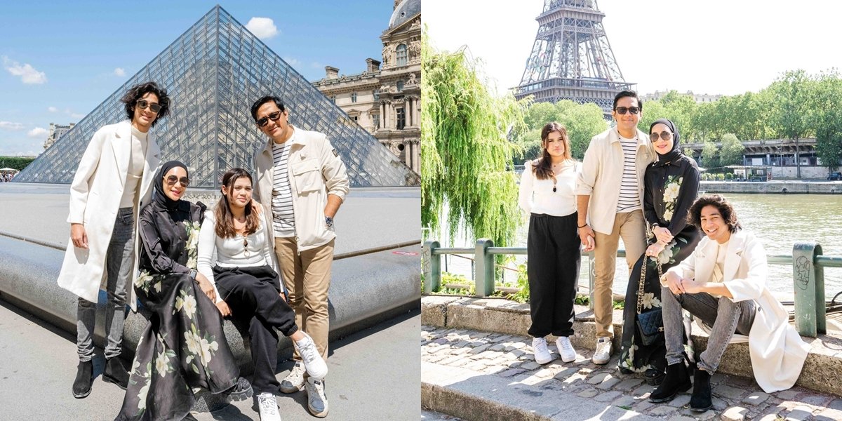 Enjoy Summer, 7 Photos of Andre Taulany's Family Vacation in Paris - His Eldest Son is Absent