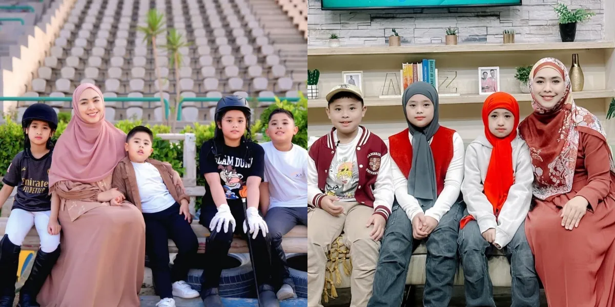 Oki Setiana Dewi Shares Her Children's Busy Schedule in Egypt, Attending Tutoring Until 11 PM