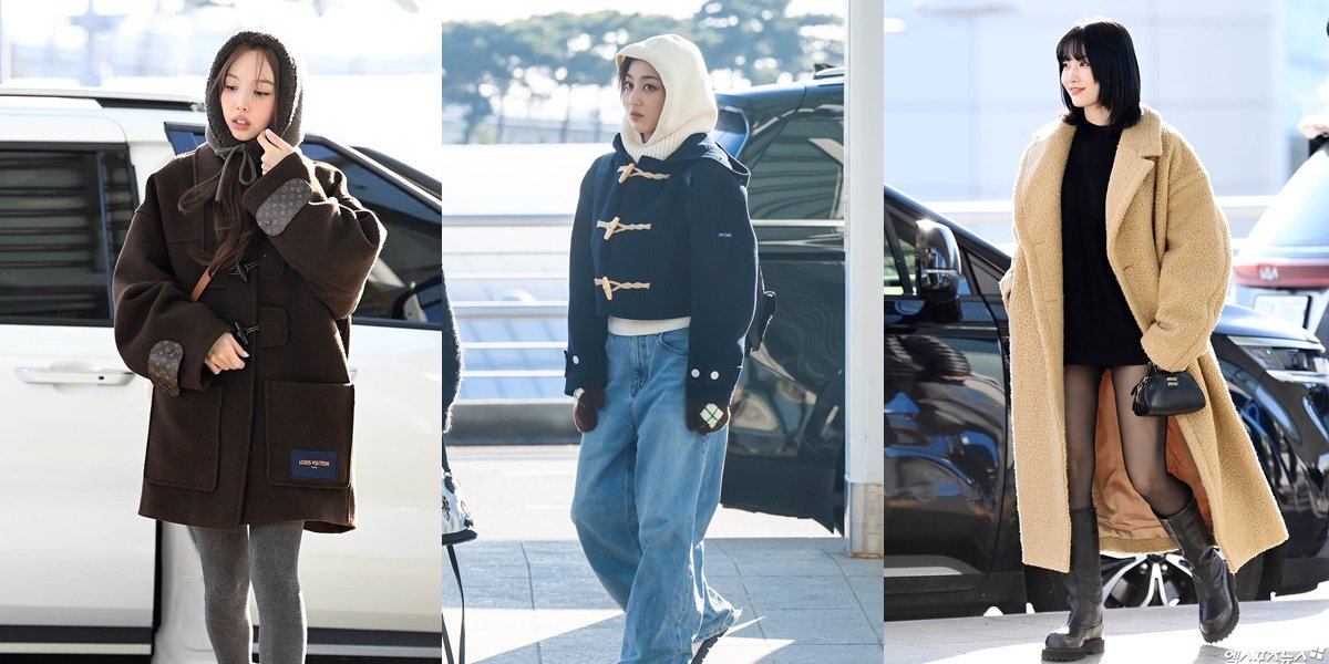 OOTD TWICE From Head To Toe at the Airport Heading to Indonesia, from Cute to Elegant