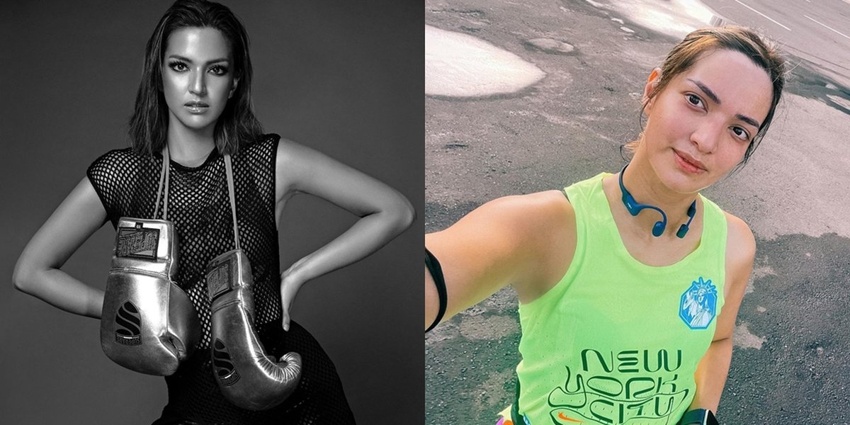 The Muscles are More Prominent, 7 Latest Photos of Nia Ramadhani Looking Sporty - Showing Off Sixpack Abs and Muscular Arms