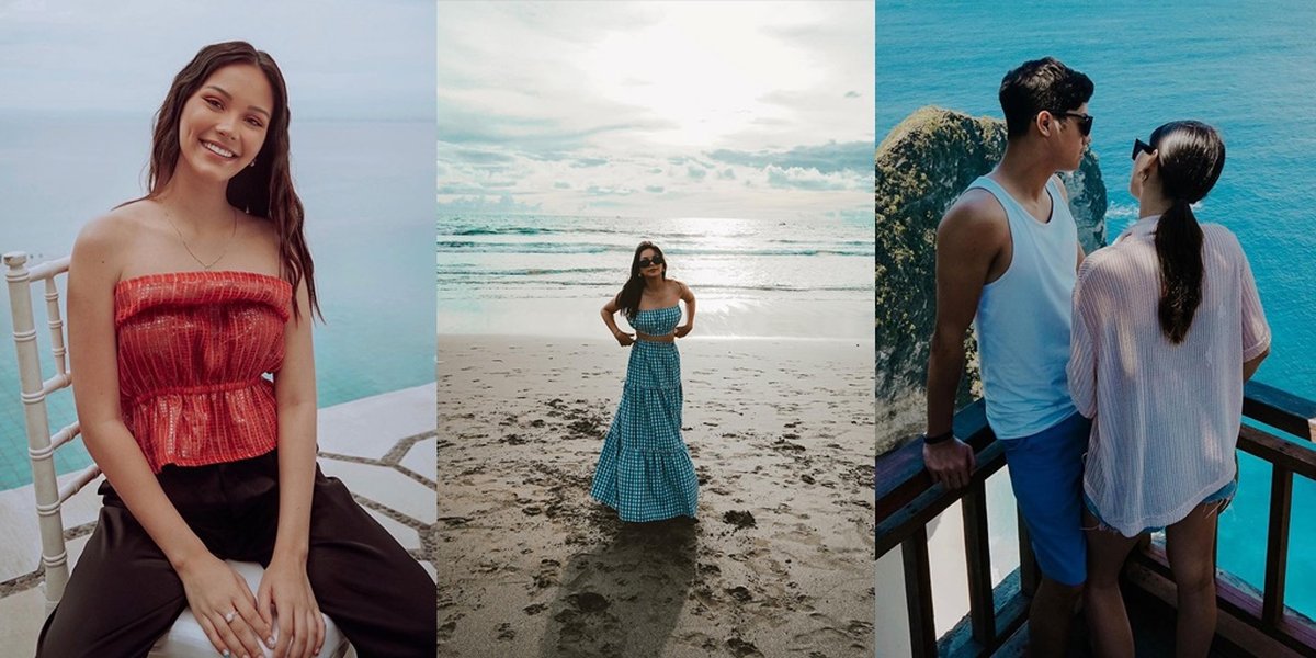 Wear Dress Like Senorita, Check Out 6 Beautiful and Enchanting Photos of Alyssa Daguise at Bali Beach