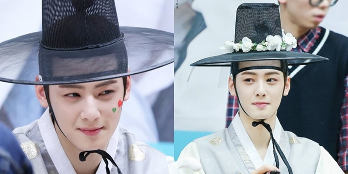 Wearing Hanbok, Cha Eun Woo Looks Like a Handsome Crown Prince