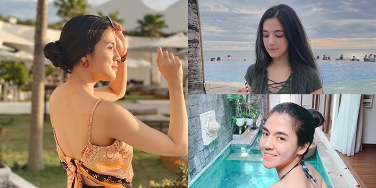 Showing off her smooth back, 8 Photos of Putri Una's Vacation to Dewata Island - Beautiful Hot Mom Getting Happier After Divorce