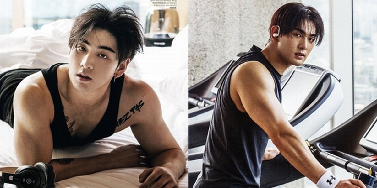 Showing Off a Toned Body, Baekho NUEST Looks Cool in Men's Health Korea