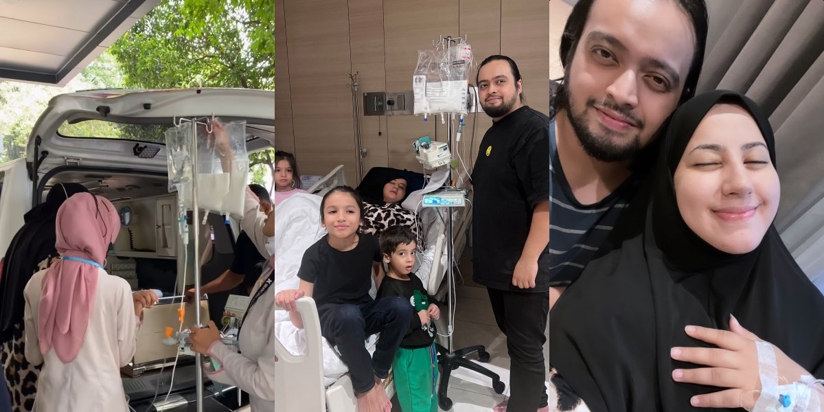 Pancreas Seriously Injured, 10 Photos of Tasyi Athasyia's 10-Day Hospitalization - Celebrating Child's Birthday to Eid at the Hospital