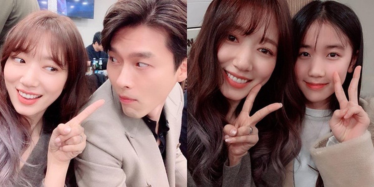 Park Shin Hye with 'Alhambra' Cast, Cute with Hyun Bin