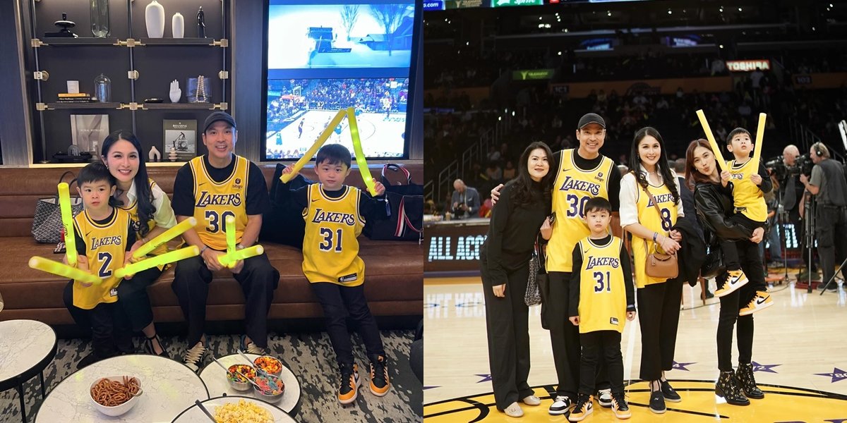 Parking Together with NBA Players, 8 Photos of Sandra Dewi Watching Basketball with VVIP Facilities