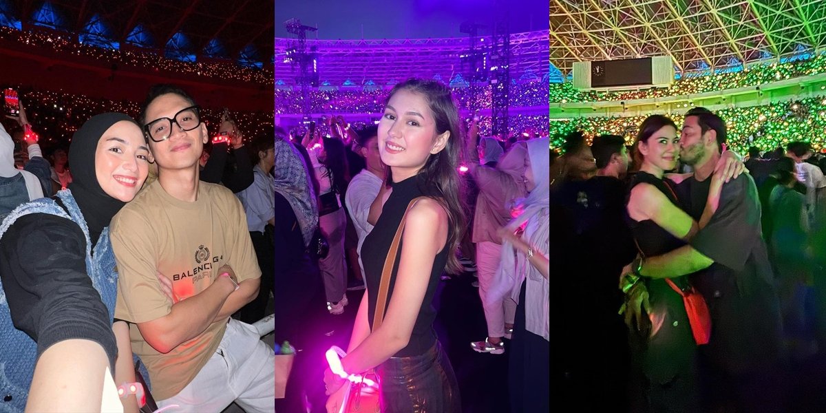 [PART 2] 15 Photos of Artists Watching Coldplay, Mona Ratuliu in a Wheelchair - Citra Kirana Comes Even Though She Doesn't Have a Ticket