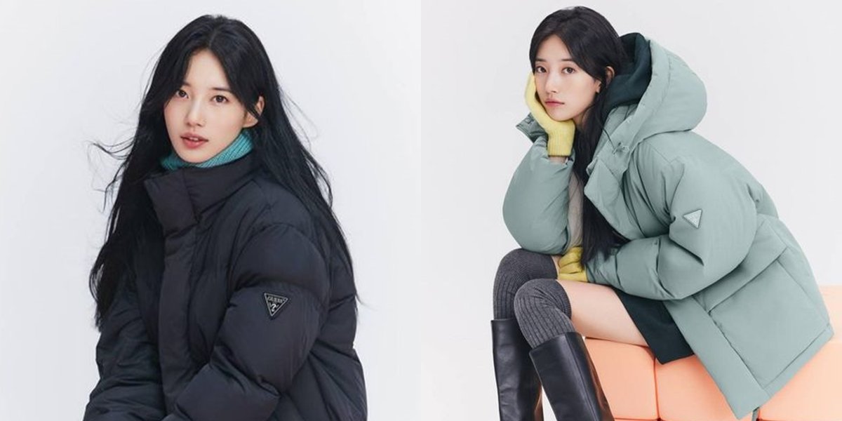 Bae Suzy's Photoshoot Using 'GUESS' Thick Jacket Collection, Stylish Style and Beautiful Charm Ready to Welcome Winter