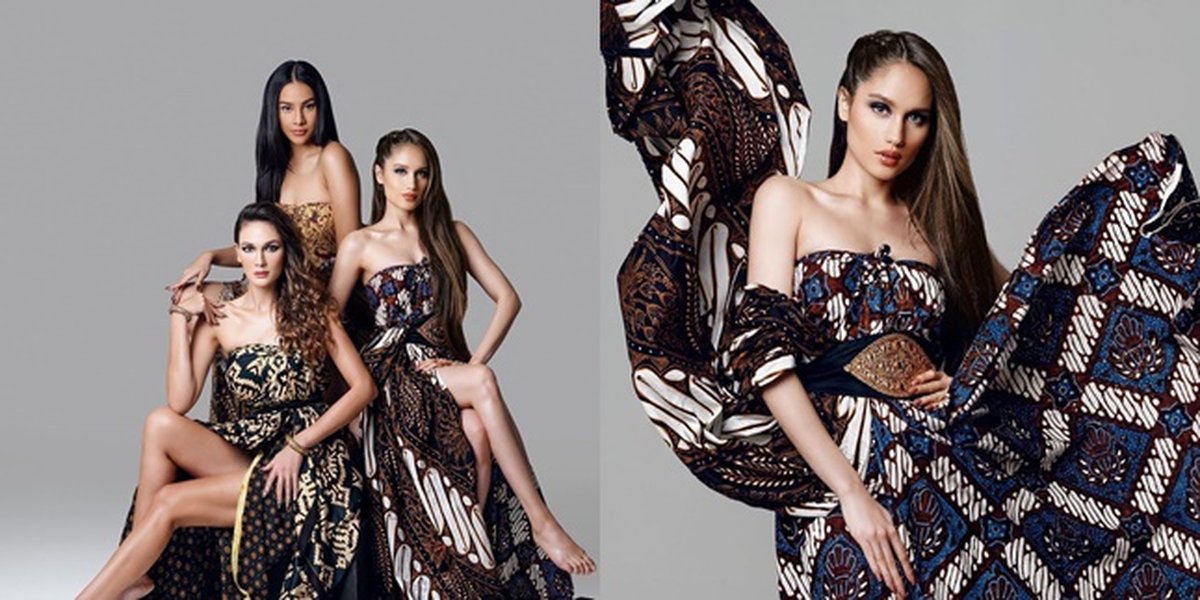 Photoshoot of Cinta Laura, Luna Maya, and Anya Geraldine in Batik, Very Elegant and Classy!