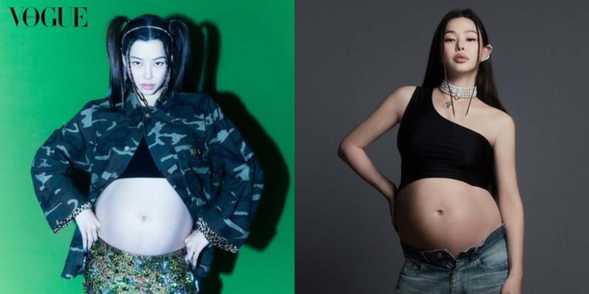 Honey Lee's Pregnancy Photoshoot Shows Off Her Huge Baby Bump, Refusing to Wear Maternity Clothes