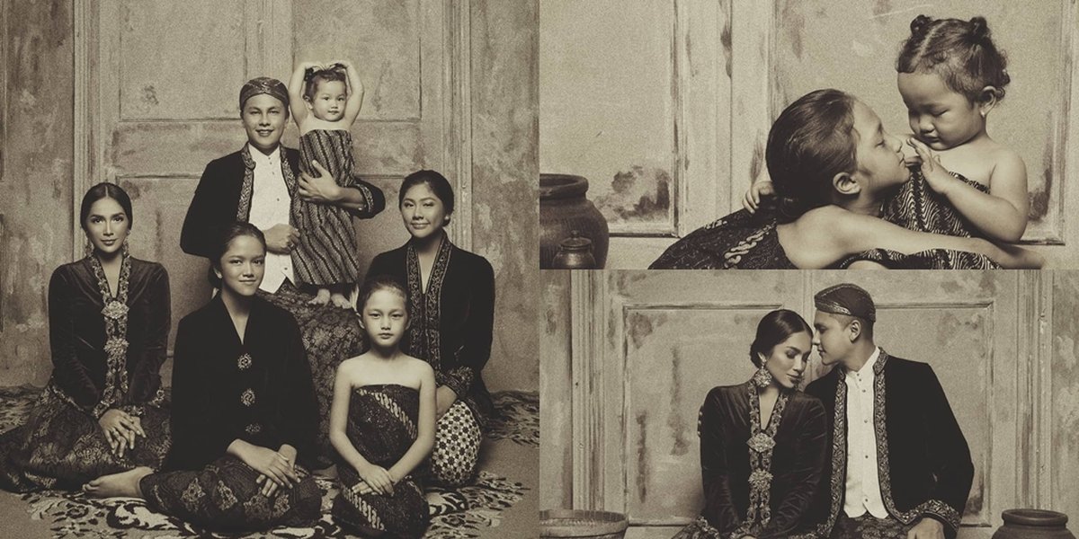 Andhika Pratama's Family Photoshoot, Combining Javanese and Modern Traditions