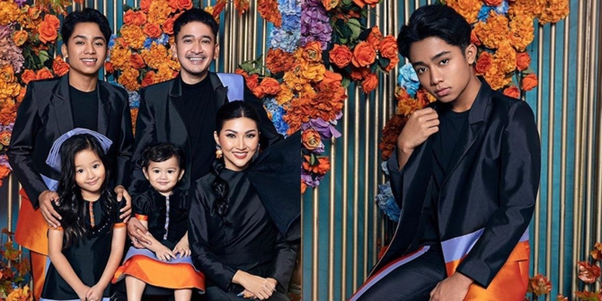Ruben Onsu's Family Photoshoot Appears Compact and So Happy, the Handsome Charm of Betrand Peto Successfully Becomes the Highlight