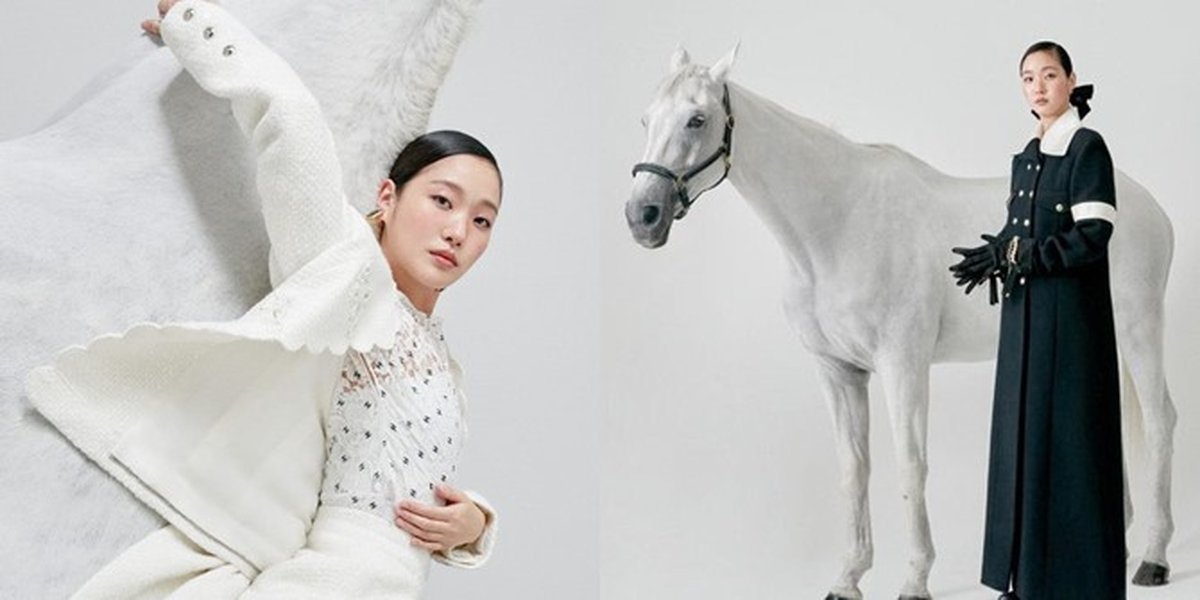 Kim Go Eun's Photoshoot with Maximus, the Royal Horse of the Republic of Korea