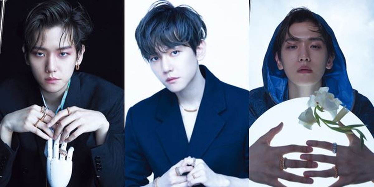 Baekhyun's Latest Photoshoot Shows the Pretty Boy's Charm, Wearing Earrings - Moles Not Covered by Makeup