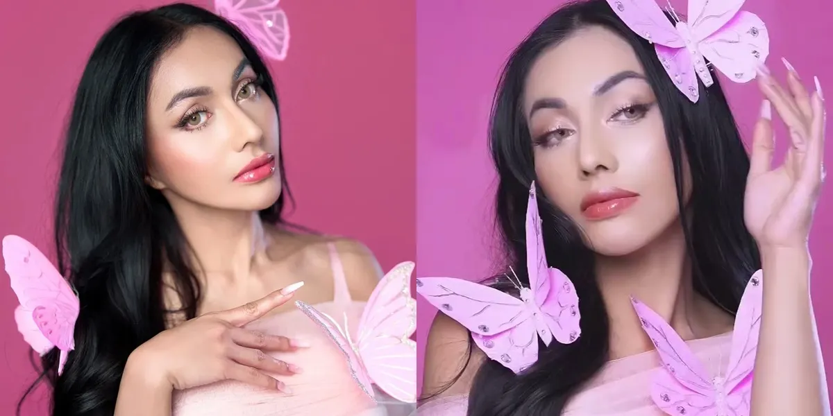 Denada's Latest Photoshoot with the Theme Queen Pink Butterfly, Looking Beautiful and Enchanting