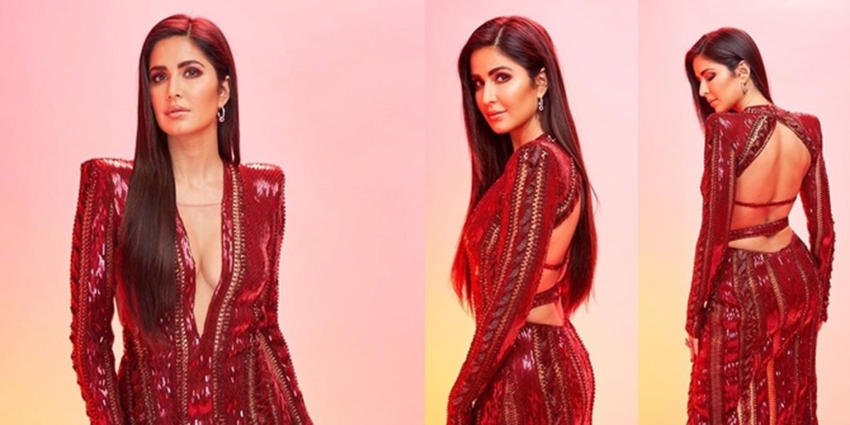 Hot Appearance of Katrina Kaif at IIFA 2019, Showing off Mesmerizing Cleavage and Back