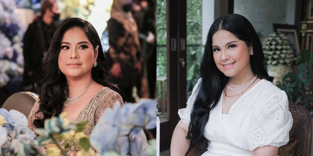 Receiving Criticism, Here are 8 Photos of Annisa Pohan When Attending Chelsea Islan's Wedding Reception, Mentioned About Aurat and Being Pregnant