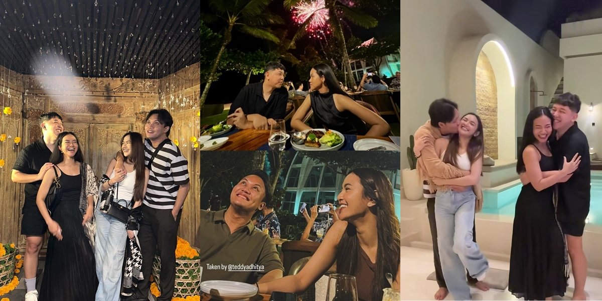 New vs Old Bride, 10 Pictures of Mahalini and Yura Yunita Vacationing Together in Bali - Double Date Romantic Dinner Accompanied by Fireworks