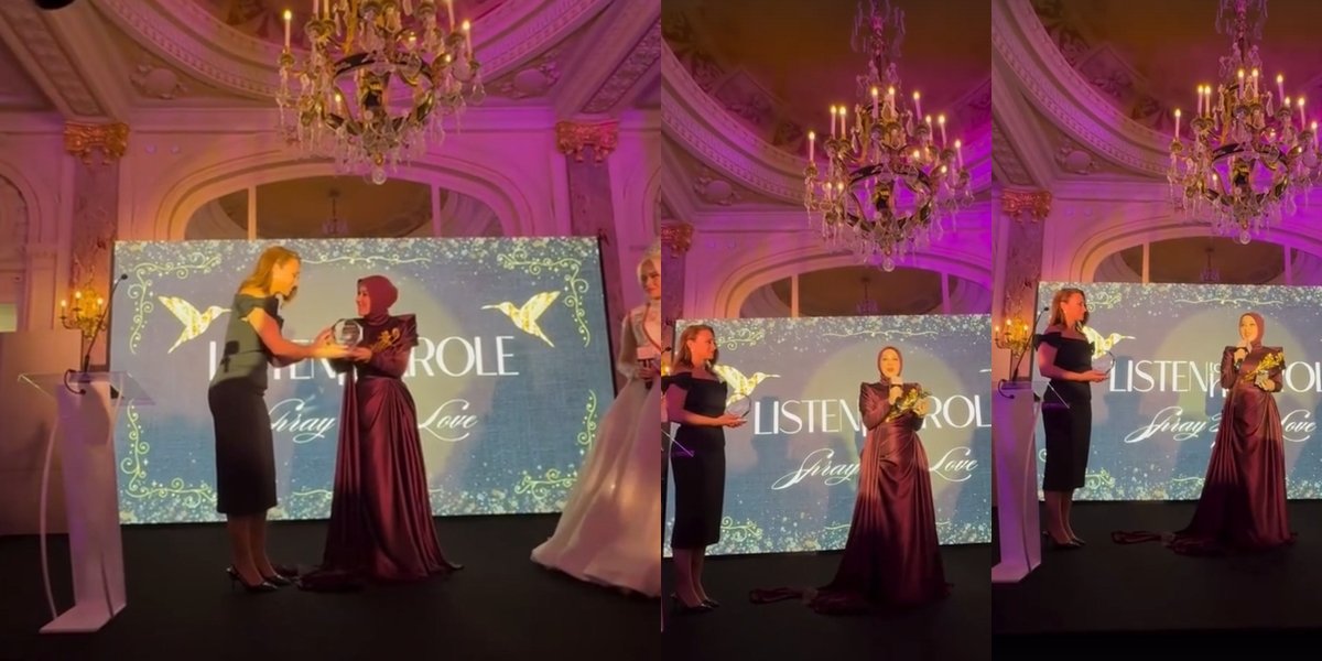 Her Award is Debated, Syahrini Shares Her Speech at Cannes - Mentions Award from UNESCO