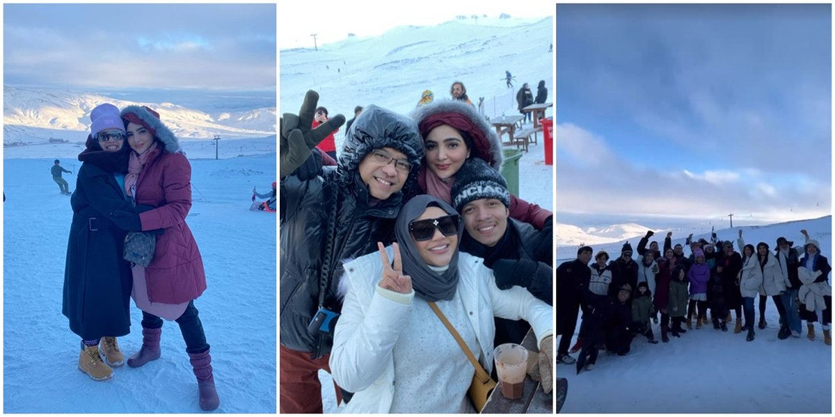 Full of Warmth Despite the Cold Weather, 8 Portraits of Anang-Ashanty & Gen Halilintar's Family in the Snowy Mountains of Turkey