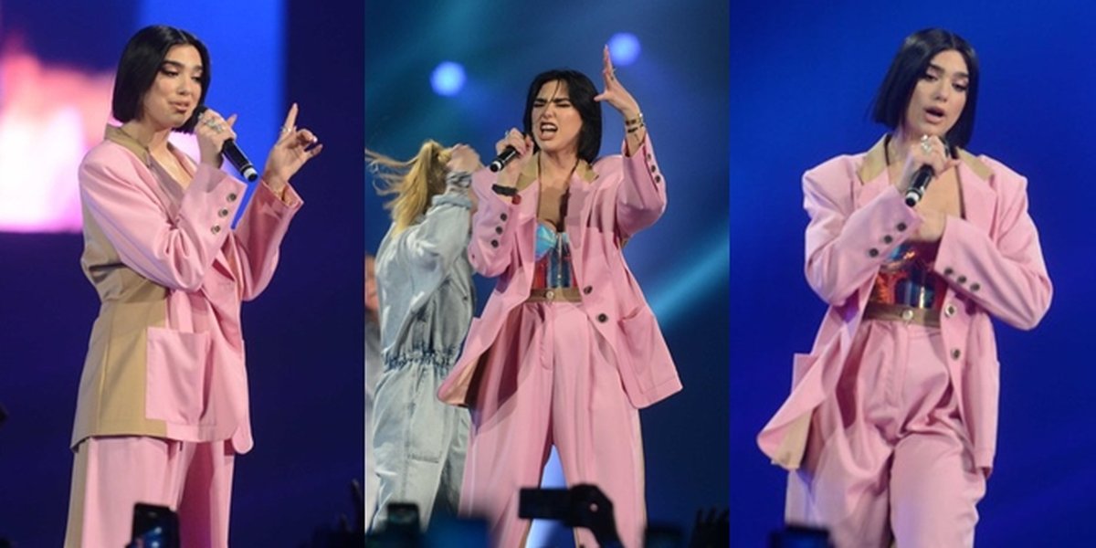 Full of Charm, Dua Lipa Performs Energetically and Still Beautiful