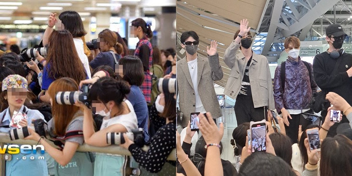 The Difference Between Korean and Thai Fans Waiting for Their Idols at the Airport, Thai Fans are More Lucky