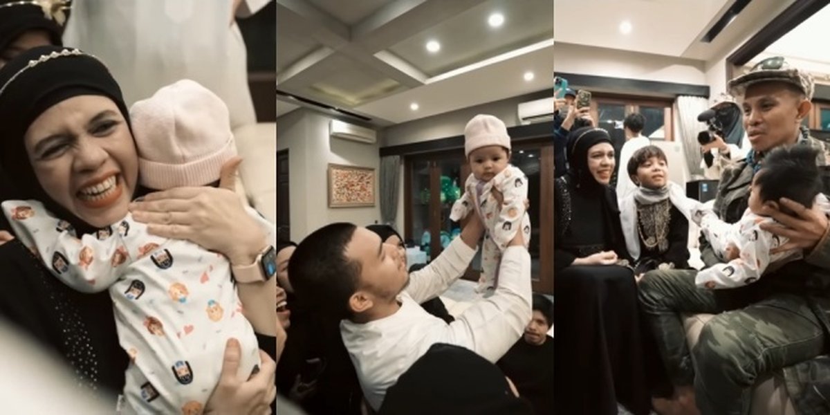 First Return to Indonesia After 3 Years, 8 Photos of Gen Halilintar Visiting Atta and Aurel Hermansyah's House - Baby Ameena Immediately Becomes the Center of Attention